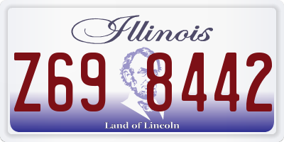 IL license plate Z698442