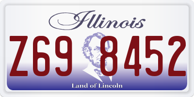 IL license plate Z698452