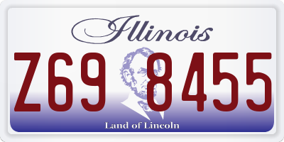 IL license plate Z698455
