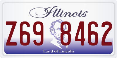IL license plate Z698462
