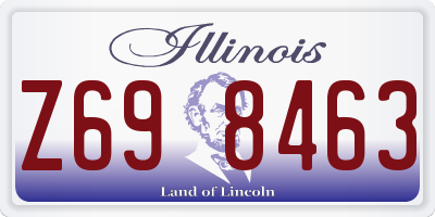 IL license plate Z698463