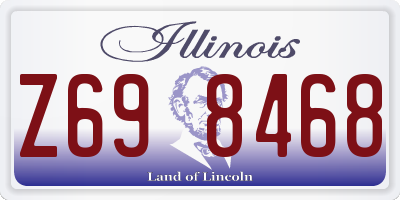 IL license plate Z698468
