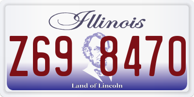 IL license plate Z698470