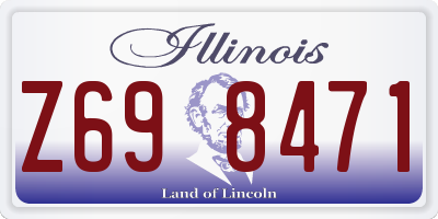 IL license plate Z698471