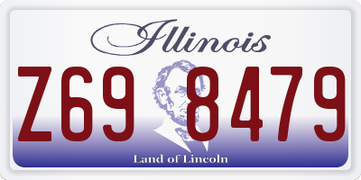 IL license plate Z698479