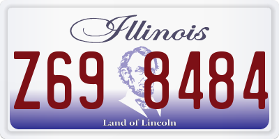 IL license plate Z698484