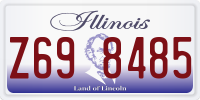 IL license plate Z698485
