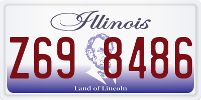 IL license plate Z698486