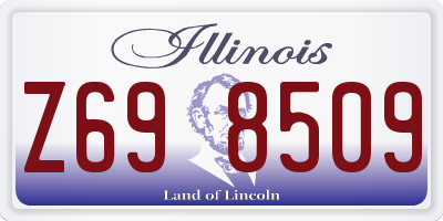 IL license plate Z698509