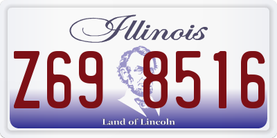 IL license plate Z698516