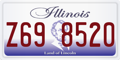 IL license plate Z698520