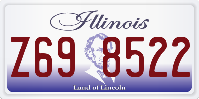 IL license plate Z698522