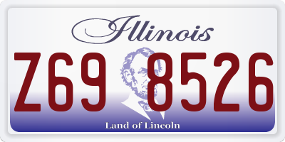 IL license plate Z698526