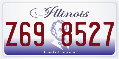 IL license plate Z698527