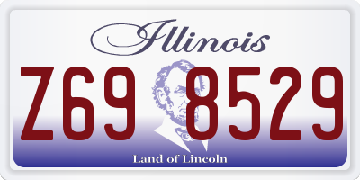 IL license plate Z698529