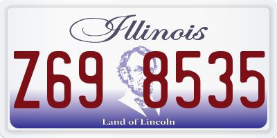 IL license plate Z698535