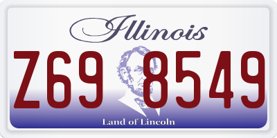 IL license plate Z698549