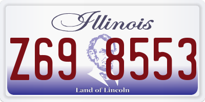 IL license plate Z698553