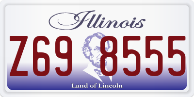 IL license plate Z698555