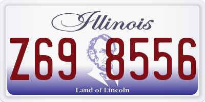 IL license plate Z698556