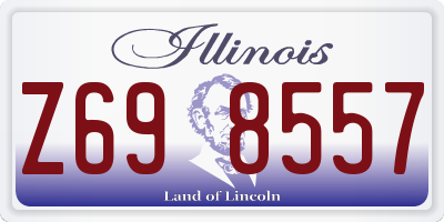IL license plate Z698557