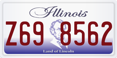 IL license plate Z698562