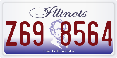 IL license plate Z698564