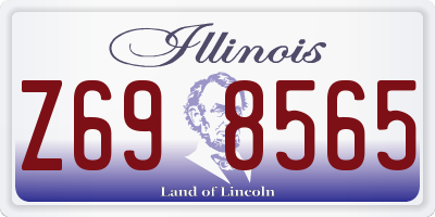 IL license plate Z698565