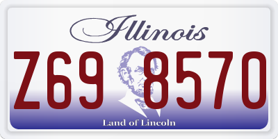 IL license plate Z698570