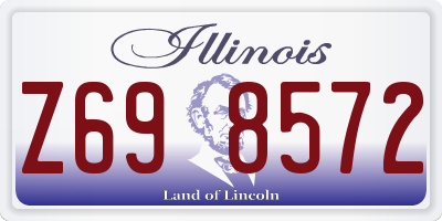 IL license plate Z698572