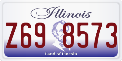 IL license plate Z698573