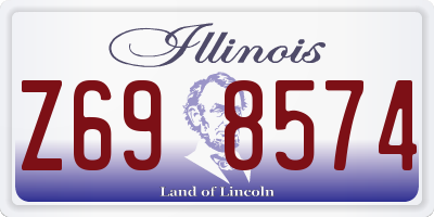 IL license plate Z698574