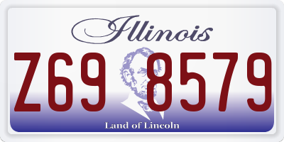 IL license plate Z698579