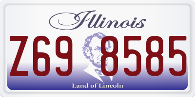 IL license plate Z698585