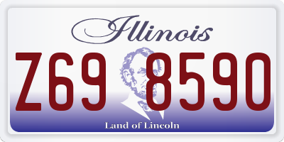 IL license plate Z698590