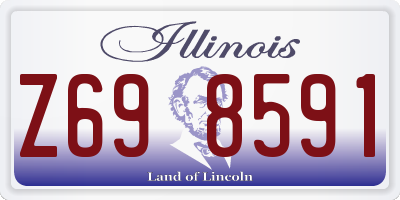 IL license plate Z698591