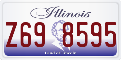 IL license plate Z698595