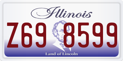 IL license plate Z698599