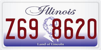 IL license plate Z698620