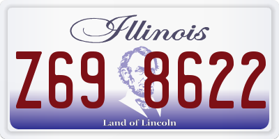 IL license plate Z698622