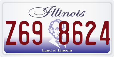 IL license plate Z698624