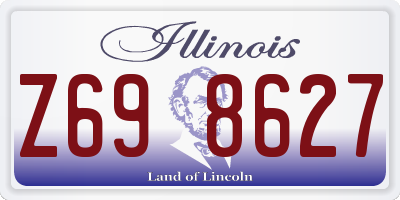 IL license plate Z698627