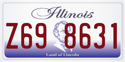 IL license plate Z698631