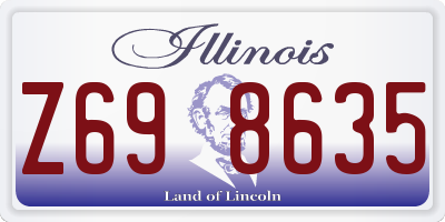 IL license plate Z698635