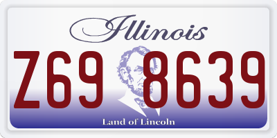 IL license plate Z698639