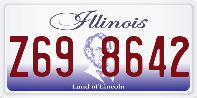 IL license plate Z698642