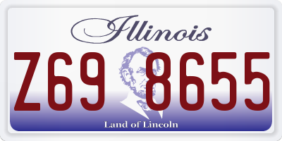 IL license plate Z698655