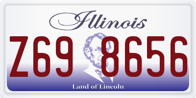 IL license plate Z698656