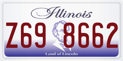 IL license plate Z698662