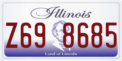 IL license plate Z698685